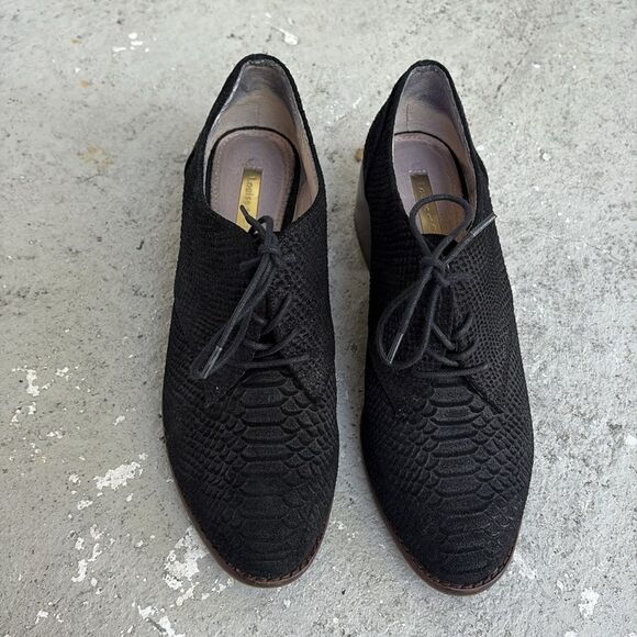 Louise et Cie Finch black leather lace shoes - Picture 3 of 11